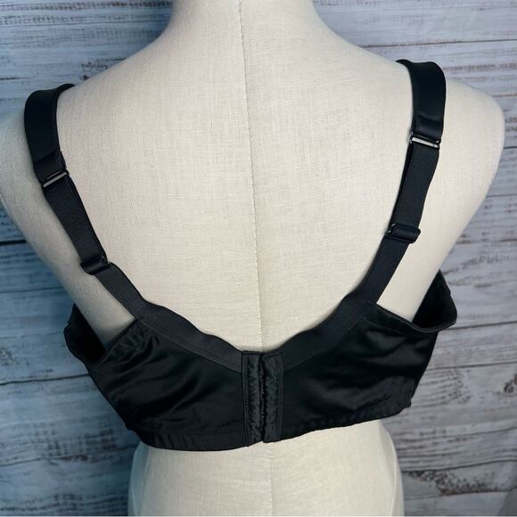 Cacique 40H Bra Lightly Lined T Shirt Bra No Wire Black Wireless Lane Bryant - Picture 4 of 12